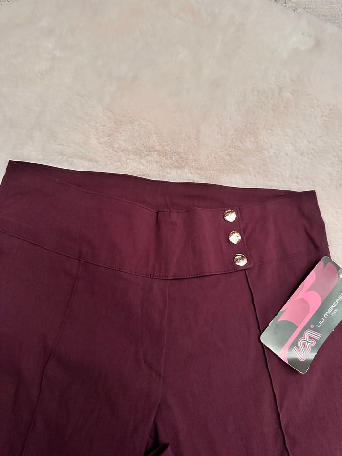 Pantalon bordeaux - photo numéro 4