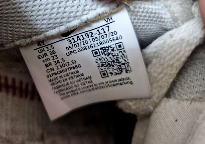 Nike , air force one  , femme  , taille 36  , blanche - photo numéro 6