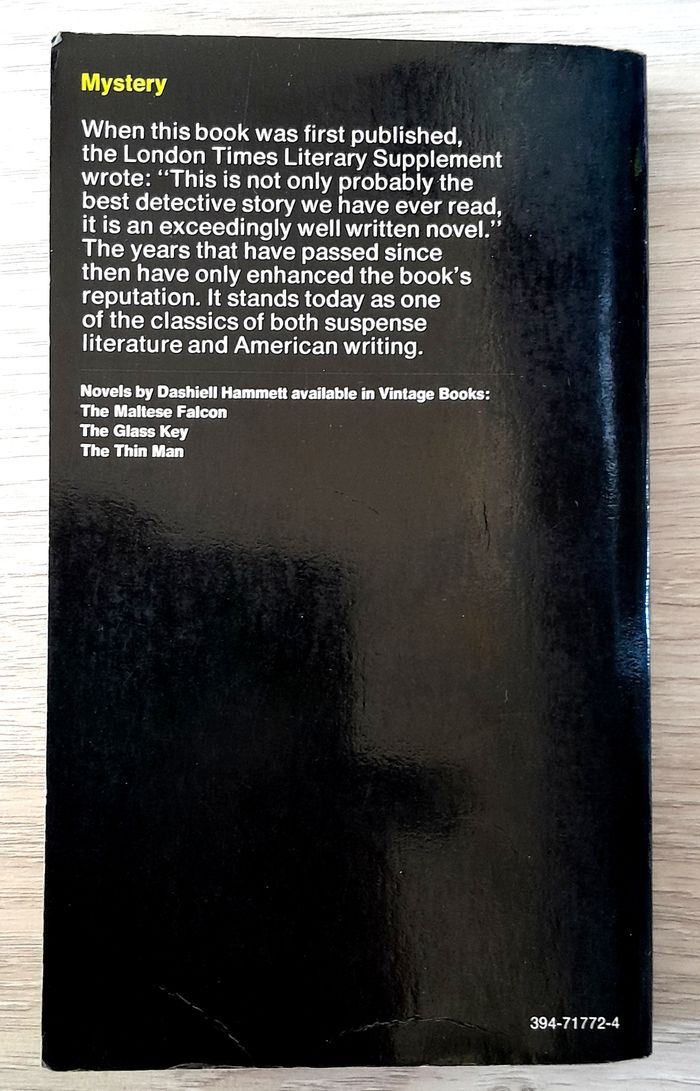 dashiell hammettt - the maltese falcon - photo numéro 3