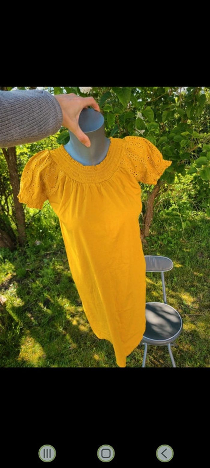 Robe moutarde été femme - photo numéro 6