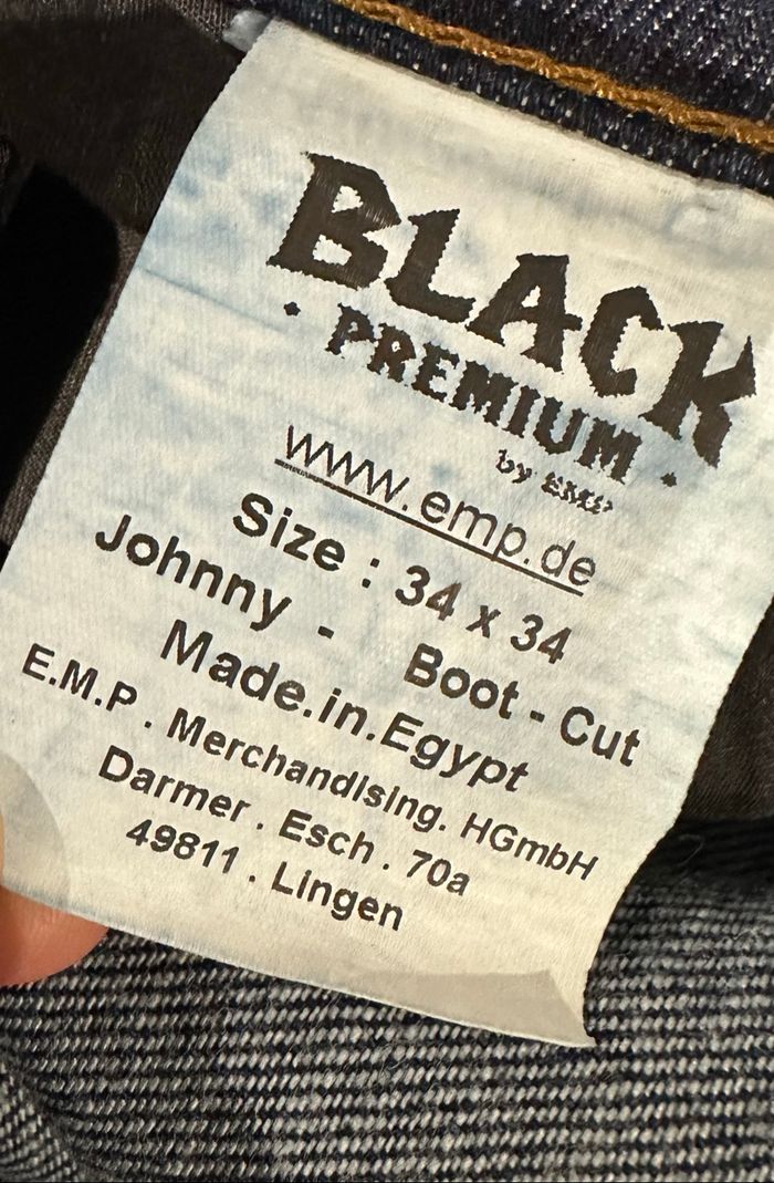Jean denim bootcut Johnny Black Premium EMP w34 l34 - photo numéro 10