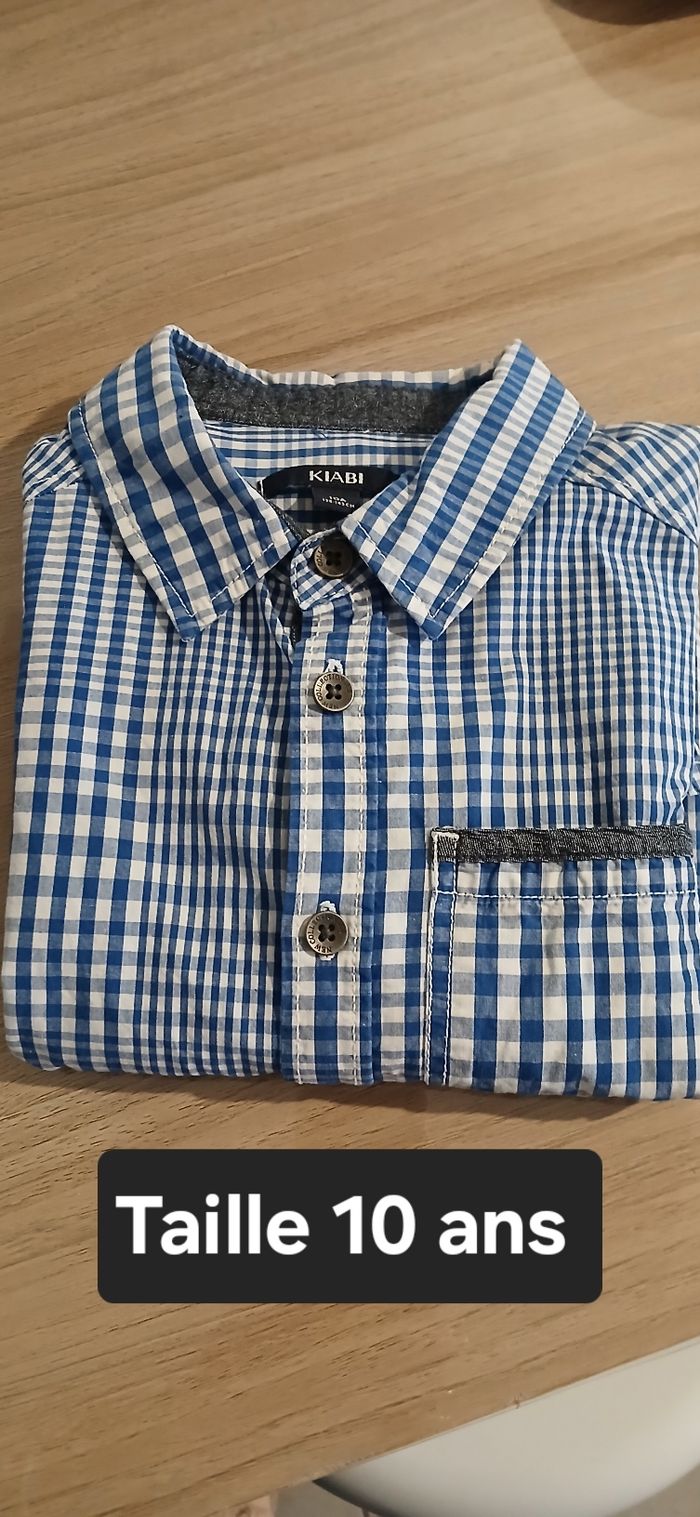 Chemise garçon Taille 10 ans marque Kiabi - photo numéro 2