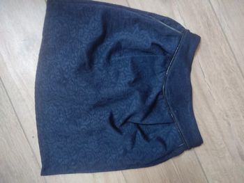 Jupe bleu marine taille élastique