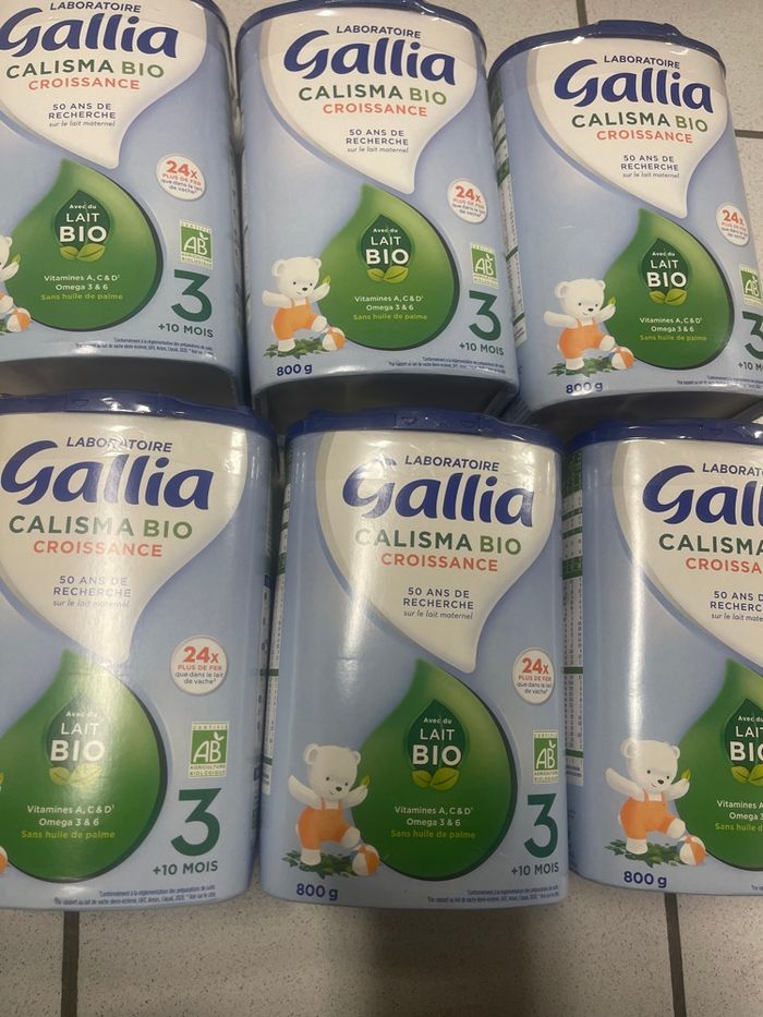 Lot de 6 boites de lait « Galia bio »3eme âge - photo numéro 3