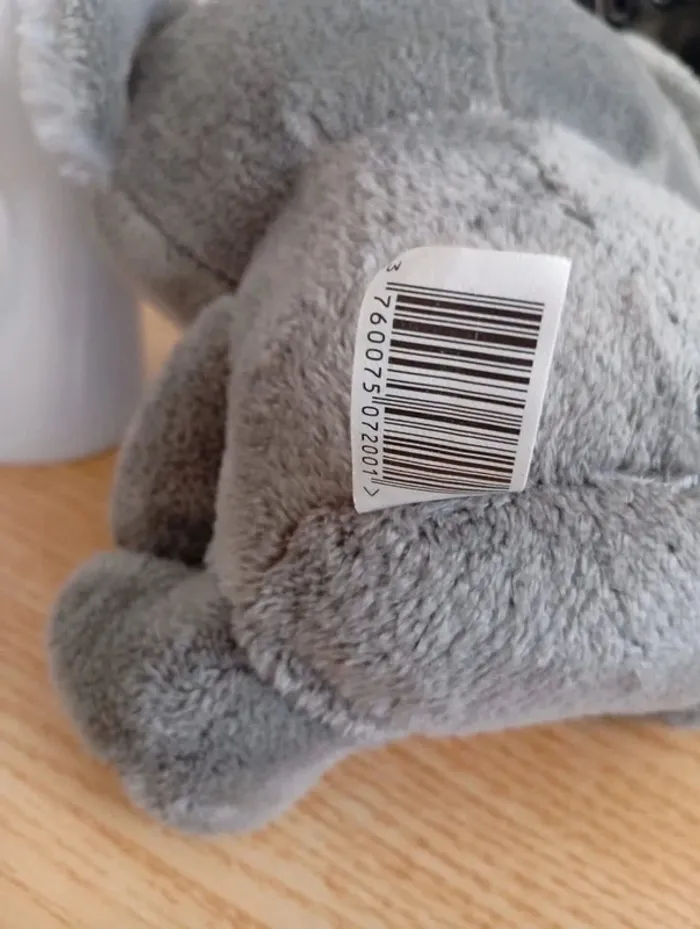 Peluche koala Alphanova bébé animaux gris doudou koala - photo numéro 4
