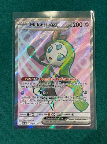 Meloetta - BLK 159/86 - FR - Foudre Noir