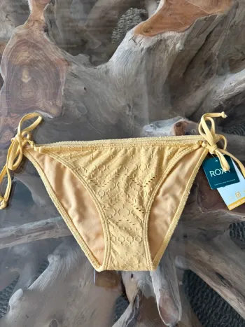 Bas de maillot de bain Roxy jaune femme ficelle