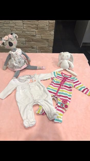 Lot de 2 pyjamas coton