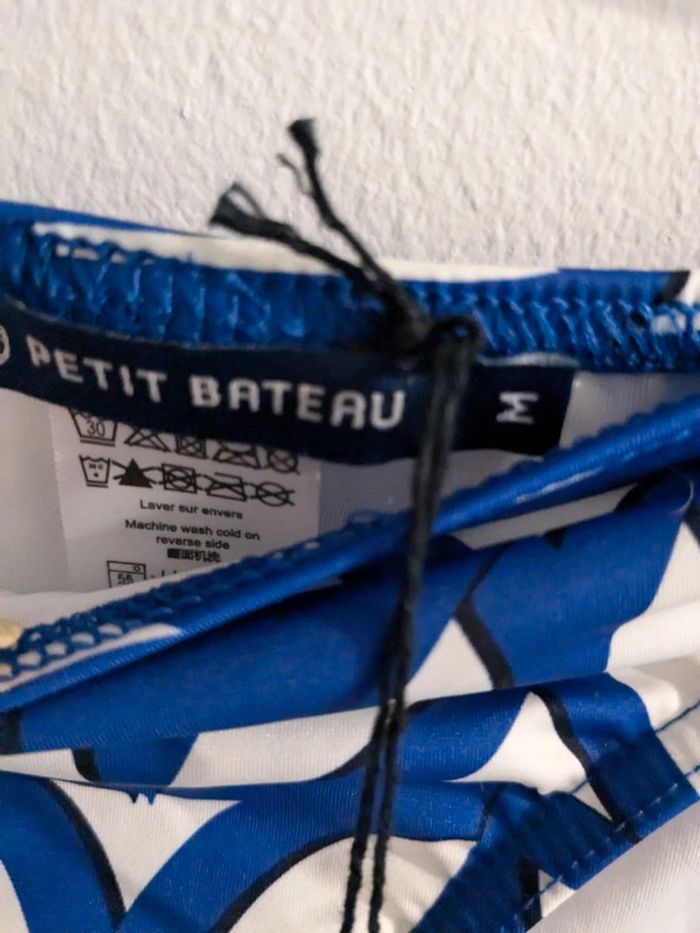 Maillot 2 pièces blanc et bleu M - photo numéro 5