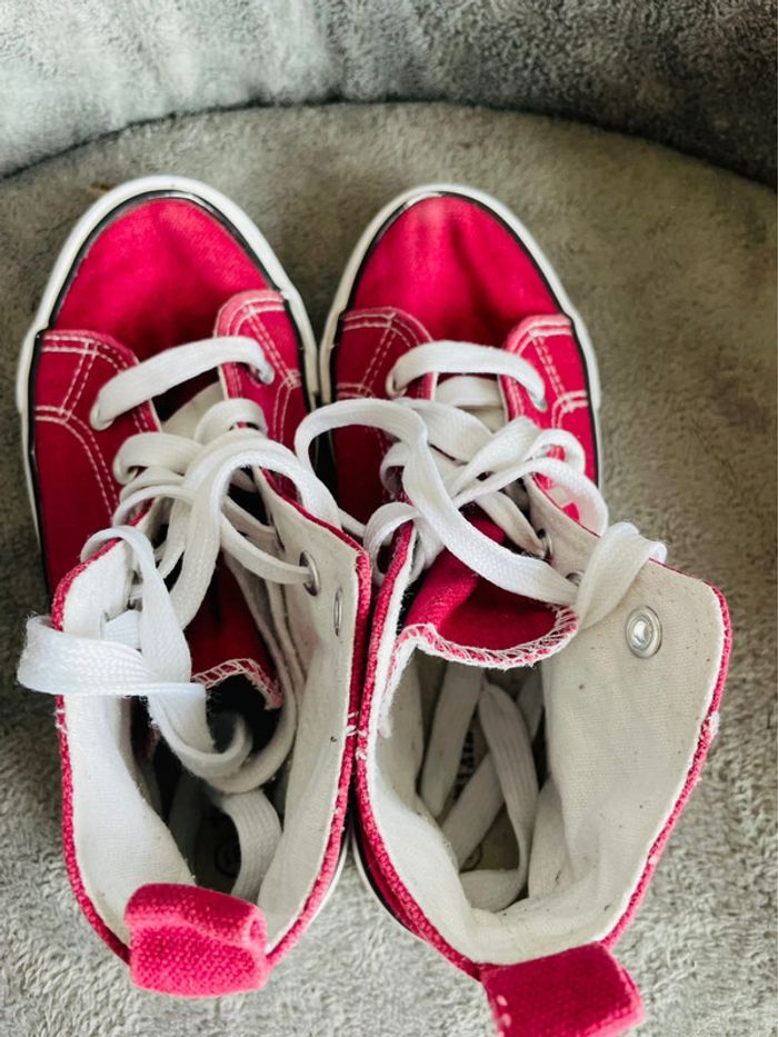 Chaussures baskets montantes  plates été fille style sneakers - photo numéro 7