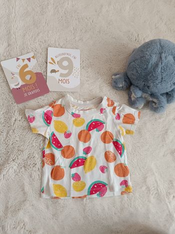 Tee shirt Primark 6-9 mois