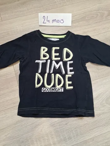 T-shirt manches longues 24 mois