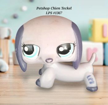 Little Petshop Chien Teckel LPS #1367 Hasbro