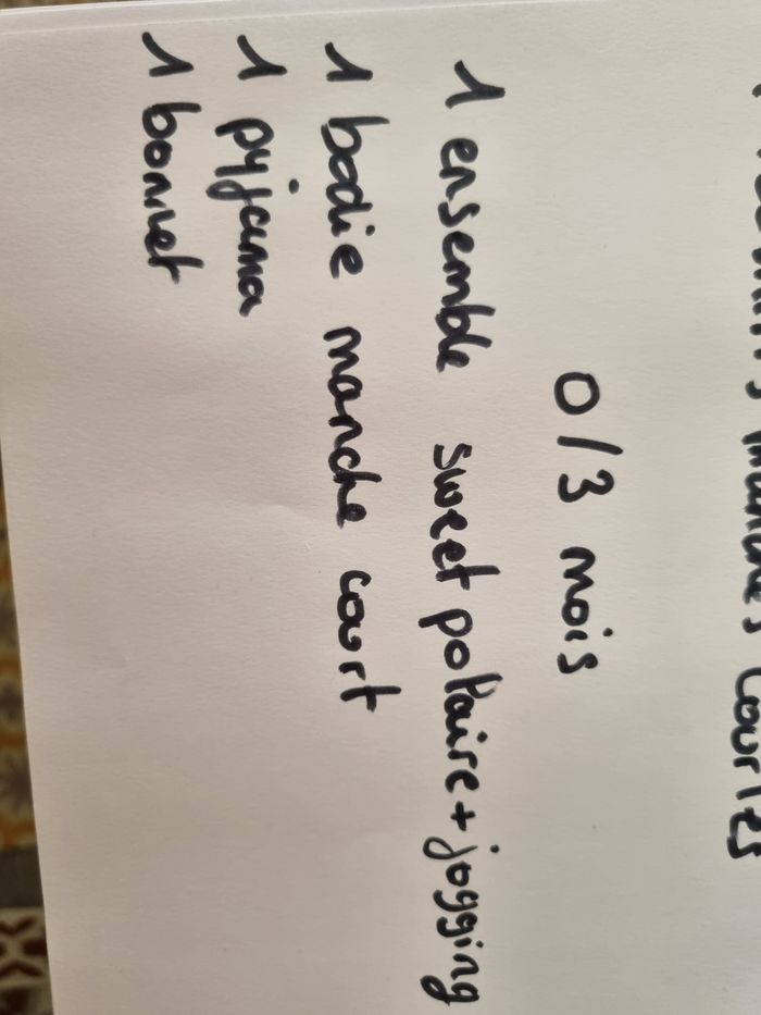 Lot 0/3 mois - photo numéro 3