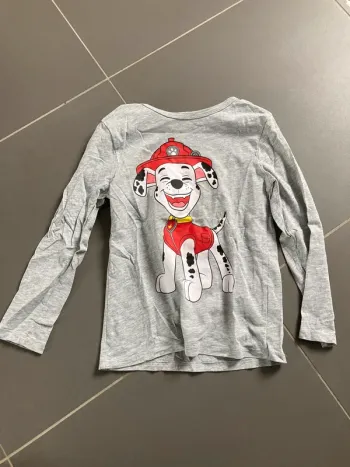 T shirt manches longues pat patrouille 4-6 ans