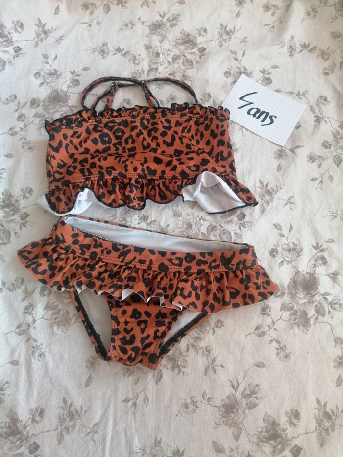 Maillot de bain léopard 3-4 ans