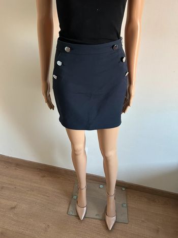 Jupe bleue marine Morgan taille 34 excellent état