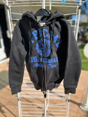 Gilet zippé noir taille 8 ans Marshall