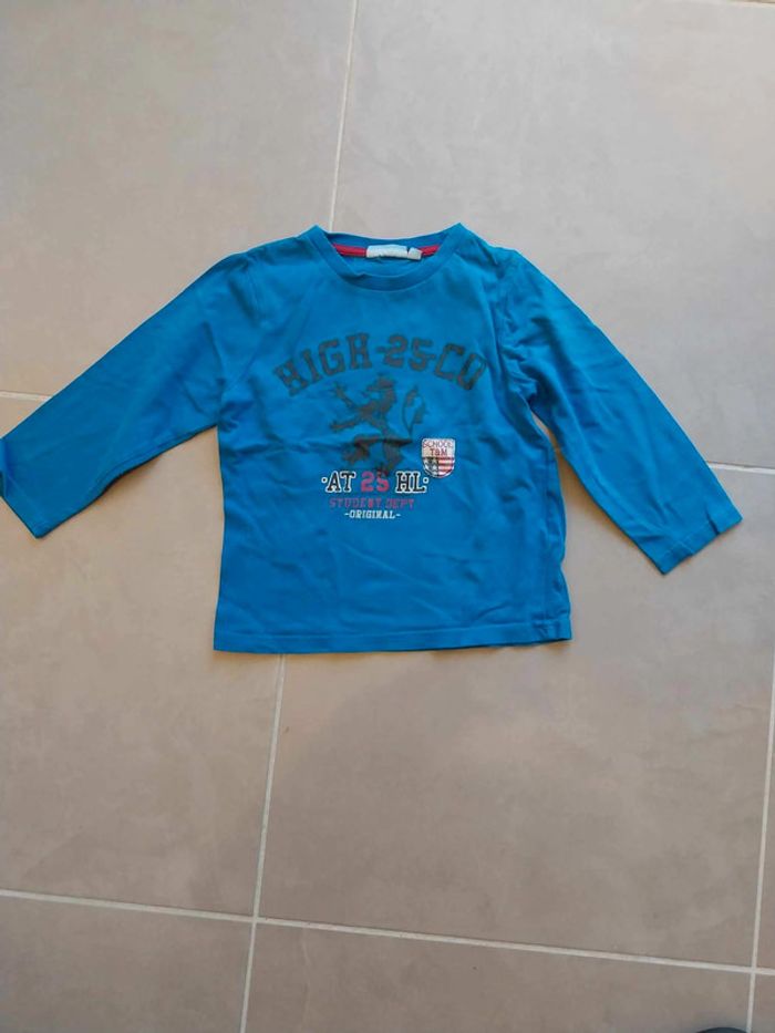 Tee shirt bleu T4A