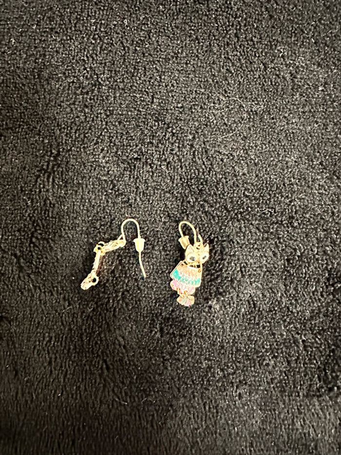 Boucle d’oreille hiboux / chouette - photo numéro 3