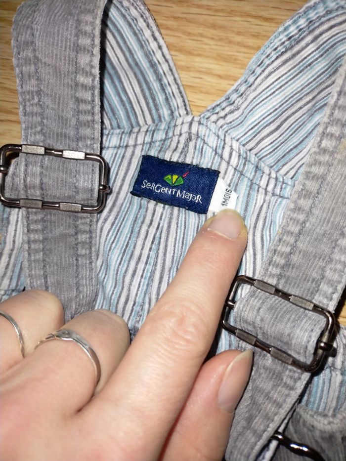 Salopette sergent major taille 1 mois - photo numéro 4