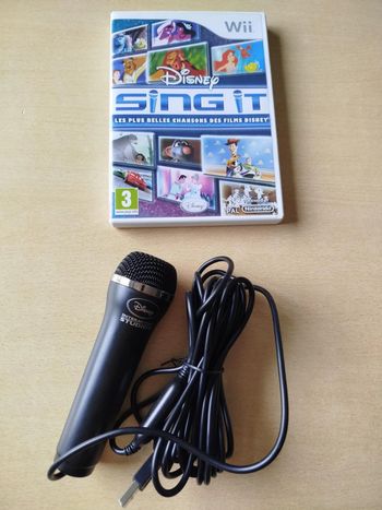 jeu Wii Sing it Disney + micro