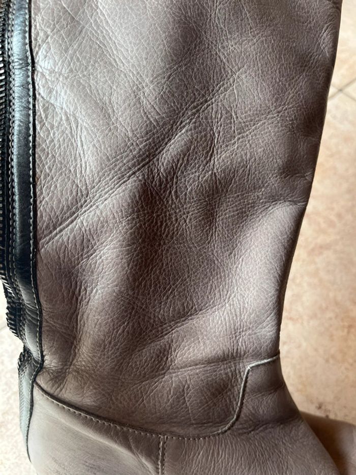 Botte en cuir Pierre Cardin 38 - photo numéro 8