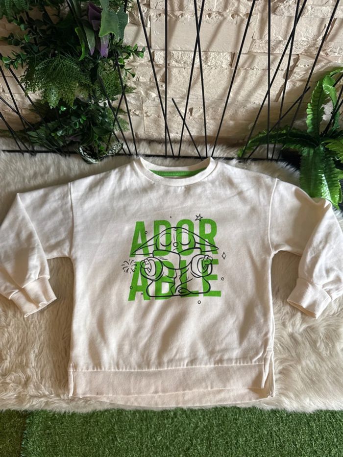 Sweat 5 ans garçon NEUF Adorable - photo numéro 2