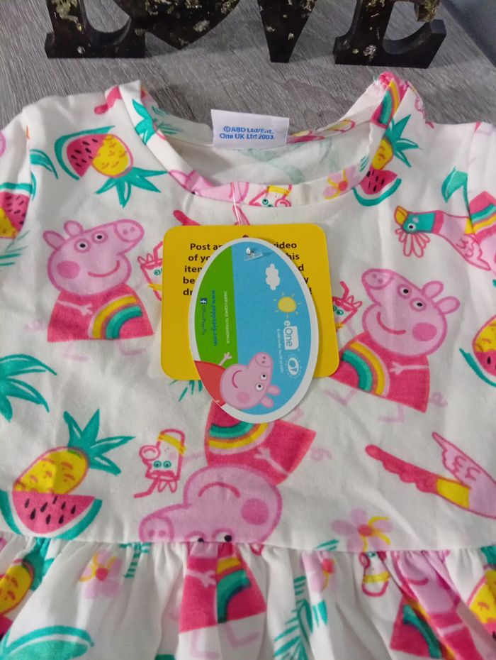Jolie robe Peppa Pig dû 12/18 mois - photo numéro 3