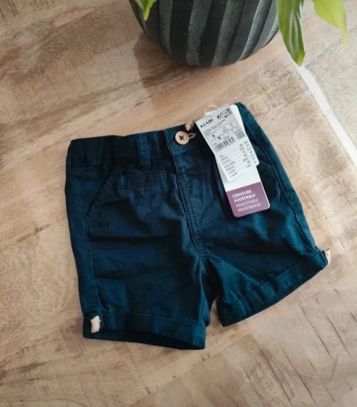 Short bébé 9 mois