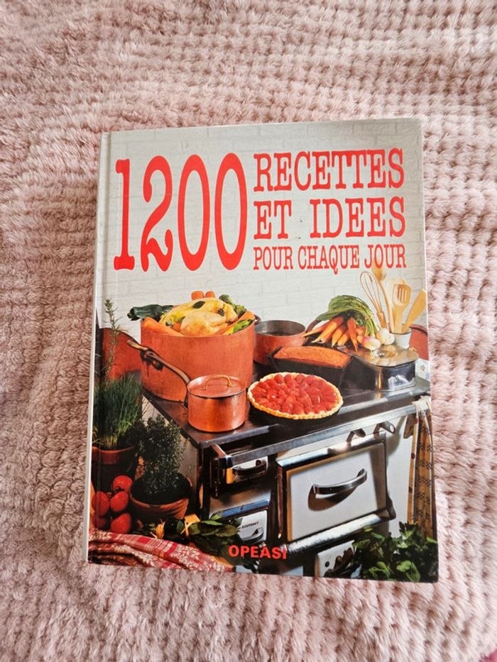 Livre de cuisine 1200 recette