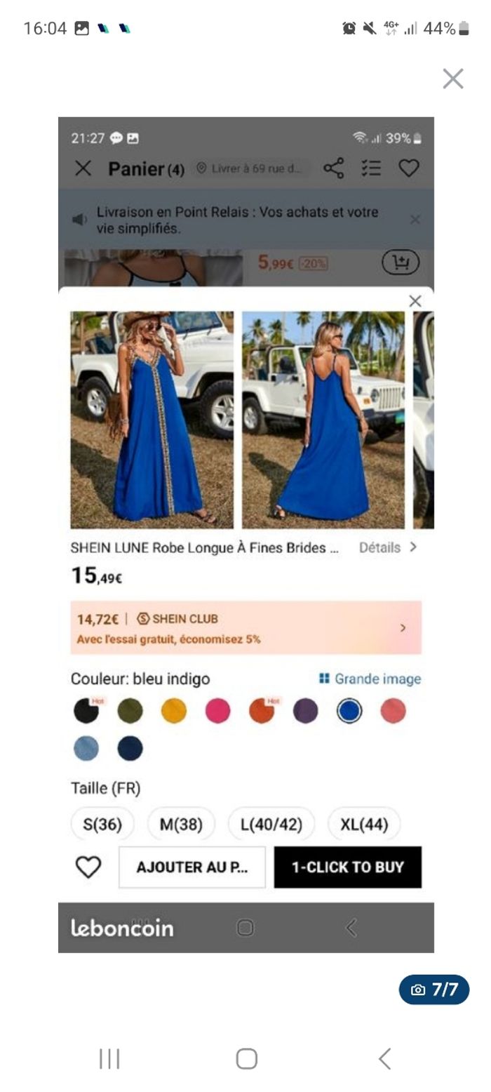 Robe longue SHEIN-Taille 44 NEUVE - photo numéro 7