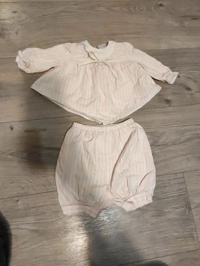 Lot fille 3 mois été blanc rose - photo numéro 10