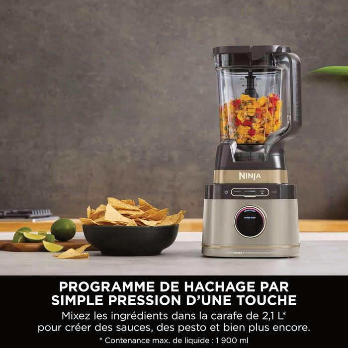 NEUF - Ninja Detect Power Blender Processor Pro 3-en-1 Couleur stone or - photo numéro 7