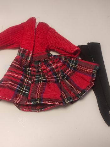 🌸 OUTFIT BLYTHE Tartan&bas