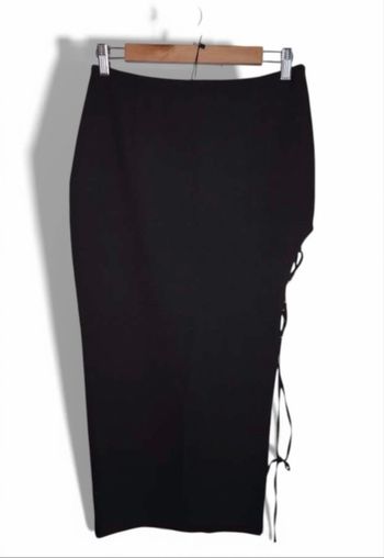 Jupe midi ZARA noire – Coupe droite – Taille M – Neuve