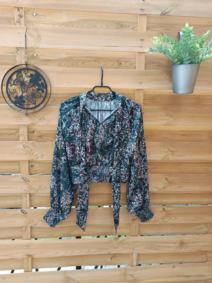 Blouse courte Zara taille S - photo numéro 6