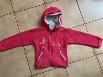 Gilet zippé 4 ans fille