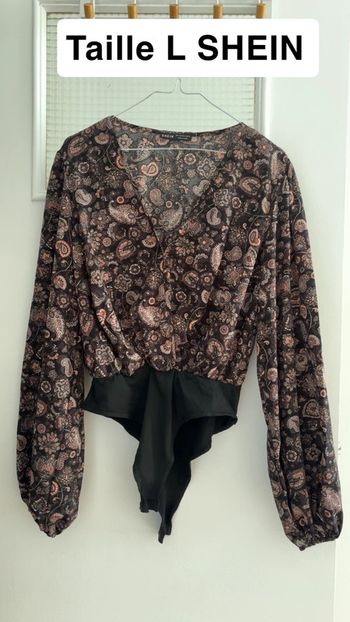 Body blouse manches longues