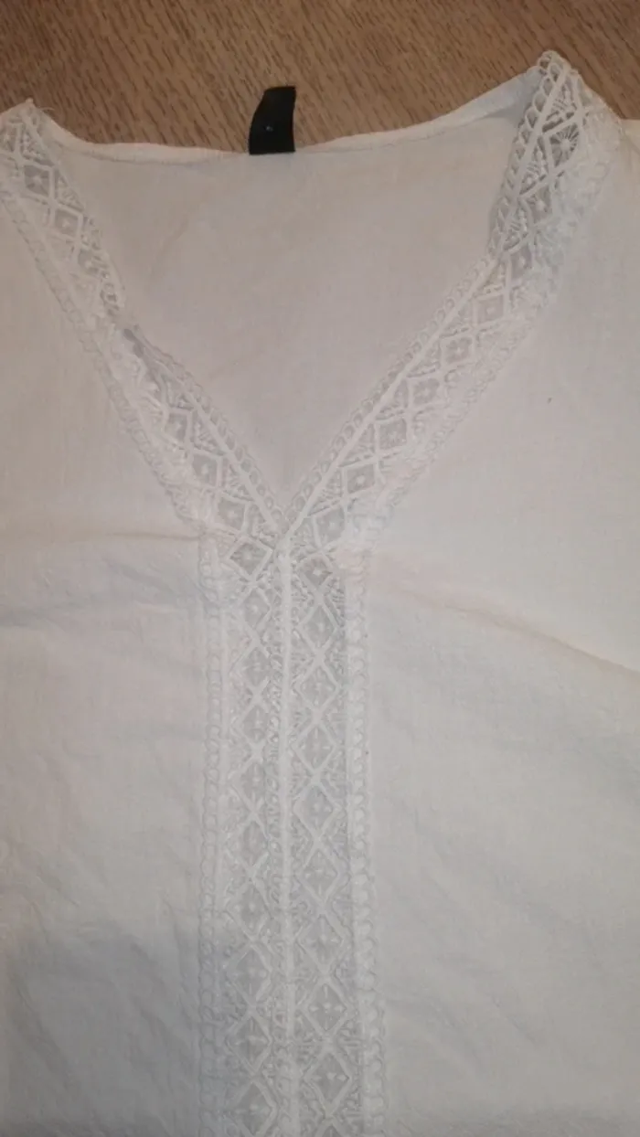 Blouse blanche bohème - photo numéro 3