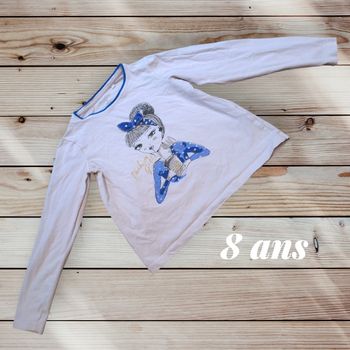 T-shirt manches longues fillette