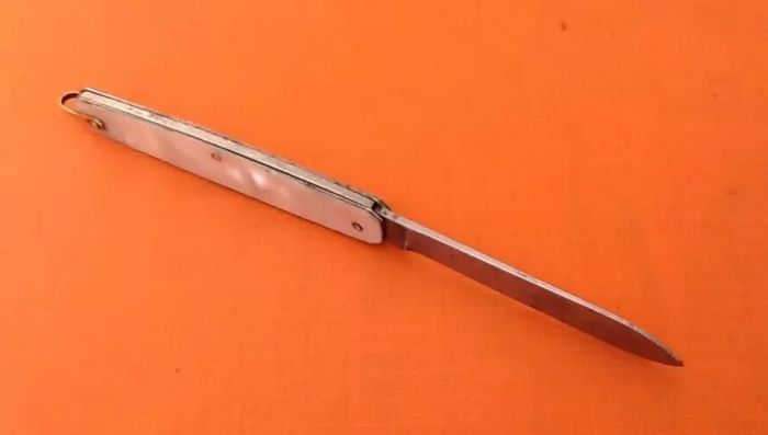 Couteau de poche ancien Plaquettes - photo numéro 2