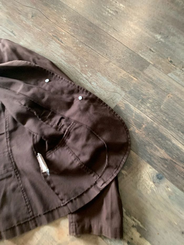 Blazer brun coton - photo numéro 6