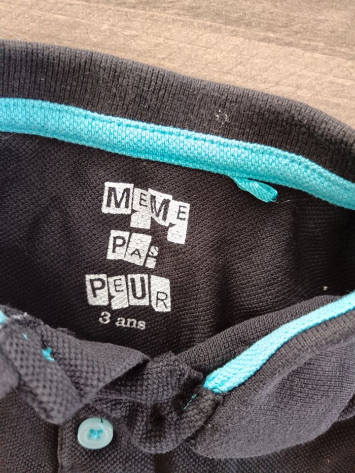 🎉Tee shirt polo noir taille 3 ans bon état - photo numéro 6