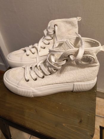 Baskets montantes femme  blanche