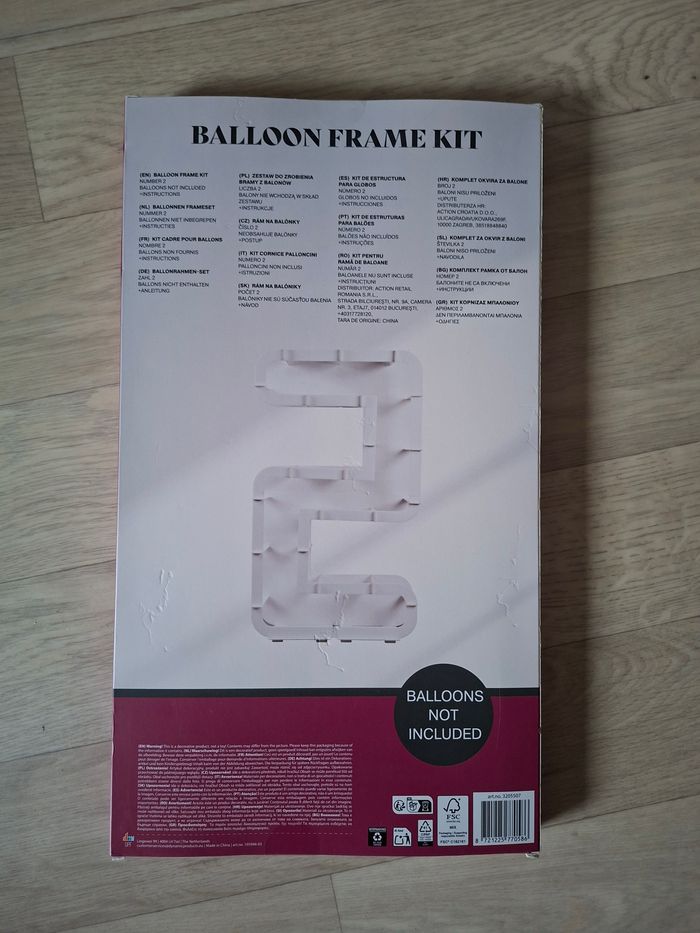 Lot 2 Structures Chiffres pour Ballons (2, 3) - NEUF - photo numéro 4