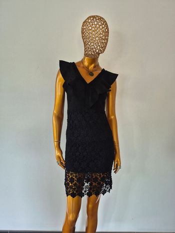 Robe Noire en Dentelle Femme Taille M/38