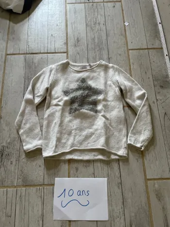 Très joli pull hiver fille 10 ans