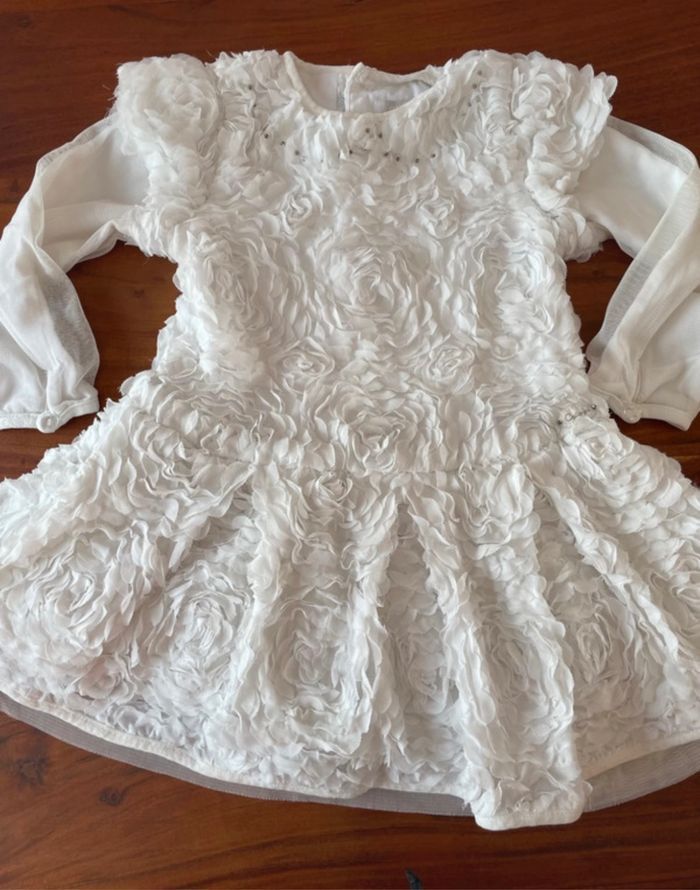 Robe catimini 2 ans blanche - photo numéro 1
