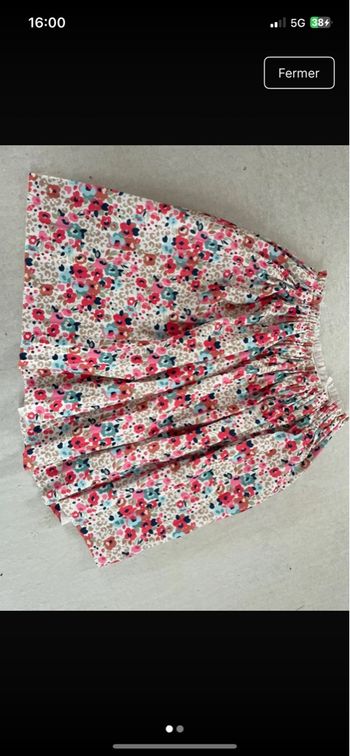Jupe fleuri 